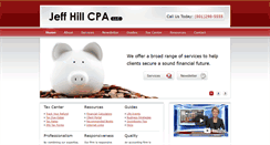 Desktop Screenshot of jeffhillcpa.com
